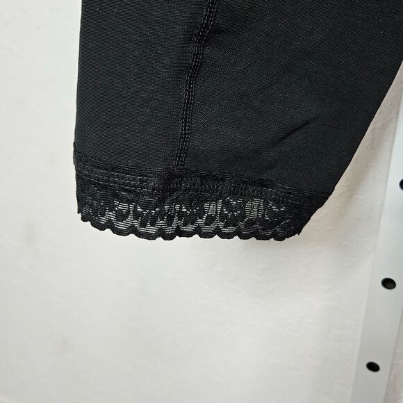 Ann Michell Shapewear‎ Bodysuit Size L Black Zip Front Compression Faja Girdle - Picture 3 of 6